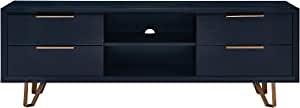 SEI Furniture Malone Black console table,