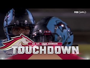 🏈🔥 TOUCHDOWN DE Cade Johnson | Arlington Renegades 9-10 Birmingham Stallions | UFL 2025