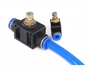 [Hot Item] Speed Regulating Flow Straight-Through Valve Pneumatic Throttle Valve Straight Flow Control Fittings