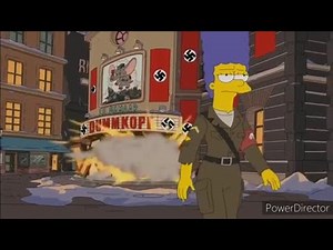 The Simpsons Marge Fights In World War 2