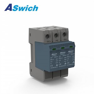 [Hot Item] Aswich 2p 3p Power Surge Protector DC Type2 SPD Power Protector Surge Protective Device