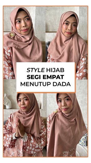 Video: 4 Inspirasi Hijab Menutup Dada untuk Lebaran