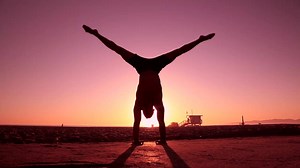 12K views · 589 reactions | Sunsets and Handstand shapes | Dylan Werner Yoga | Facebook