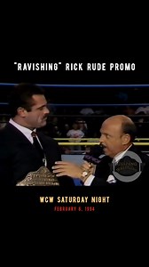 "Ravishing" Rick Rude promo (WCW Saturday Night 2-06-1994) | Usapang Wrestling TV
