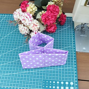 Double bows with fabric how to #diy #sewing | Knitting Hobby