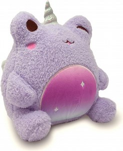 [Hot Item] Soft Toy Unicorn Purple Plush Frog