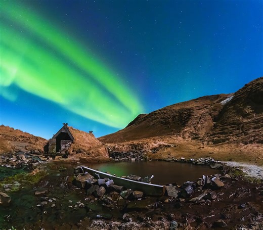 Happy #DarkSkyWeek from Iceland 🪄 GoPro Subscriber Steph Joubert earned $1,000 by using Night Lapse Photo Mode on his GoPro to capture the aurora borealis over this fairytale dwelling. "For many, the darkness of night is often misunderstood, unfamiliar, and frightening. But the natural night is filled with wonder and awe, and is critical to the health and wellbeing of our planet. We invite you to join us as we discover the night together and take action to reduce light pollution!" - DarkSky Int