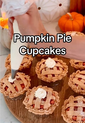 Delicious Pumpkin Pie Cupcakes for Fall Celebrations