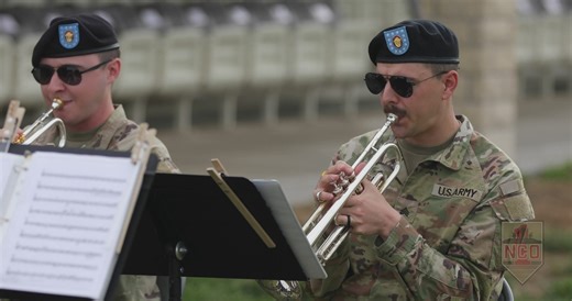 2-1 GSAB Change of Command ceremony