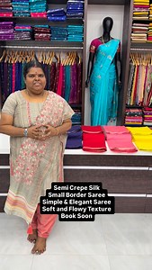 4.4K views · 81 reactions | Semi Crepe Silk Saree | Flat 5% less | Book Soon Vallisvaseha.com Search Code:- VVSCS005 Shop Location: Vallis Vaseha 29, Amman Koil St, Vadapalani, Chennai, Tamil Nadu 600026 Opp to Arthi Scan Lab and Next to Hotel Bhimas Customer support number - 9884594699 / 9884594668 #vallisvaseha #giftingsarees #semicrepe #womensday #puresilk. | Vallis Vaseha | Facebook
