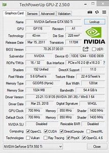 Overclock GTX 550 Ti