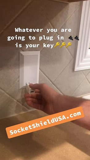 Genius & safe! 🛡️ The Socket Shield outlet cover is the smart way to protect curious little hands 👶✨ #ParentHacks #MomTok #BabyProof #LifeHack #SafetyFirst