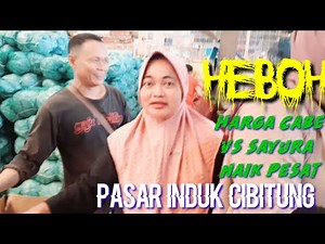harga cabe dan sayuran ,pasar induk cibitung,24 Januari 2023