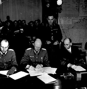 German surrender scene described - UPI Archives