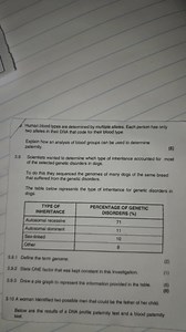 Human blood types are determined by multiple alleles. Each pers... | Filo