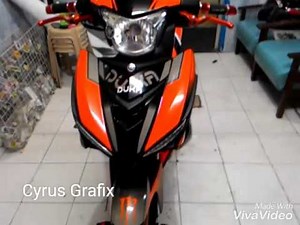 3m Reflective digital printed decals installed on mxking