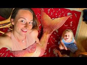 Custom Silicone Mermaid Tail Unboxing | Gold & Copper Glam Look