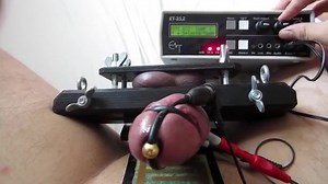 Shlong restraint, ball squeezing & estim - Erostek ET-312B