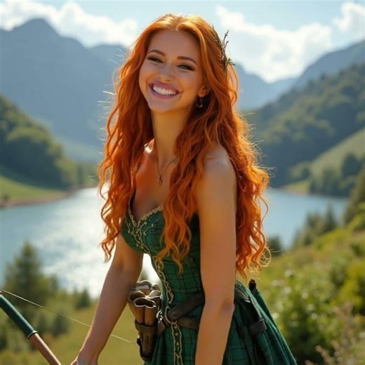 real Merida Brave #disney #magic #ai #shorts #princess