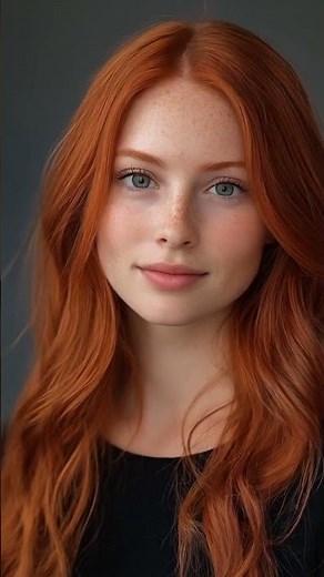 Gorgeous Redhead with Natural Glam #fashion #beauty #stylish