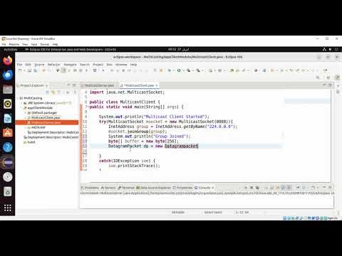 UDP Multicast Server and Client in Java