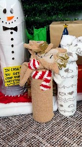 195K views · 439 reactions | Wine bottle gift idea for Christmas #cute #winegift #christmasidea | Beamish DIY | Facebook