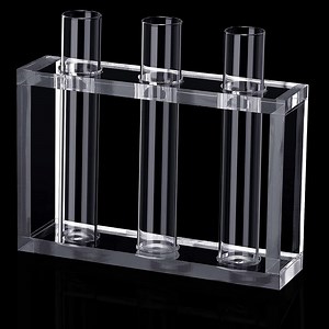 [Hot Item] Clear Acrylic Test Tube Rack Customized Laboratory Plexiglass Aquatic Plant Incubator