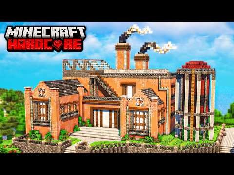 I Built a SMELTING FACTORY in Hardcore Minecraft