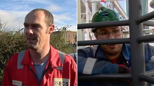 Grangemouth workers give their reaction to job losses
