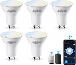 Aigostar Smart LED lamp - GU10 Slimme Lichtbron - 5W LED - Appbesturing - iOS &... | bol