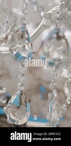 Close up of luxuey chandelier