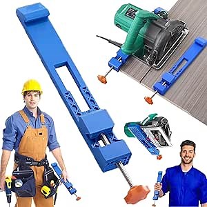 Adjustable Cutting Machine Base Guide，Circular Saw Guide, Track Guide Guide Rail,Electric Circular Saw Milling Positioning Clamp, Specially Designed for Precision Cutting and Milling Tasks