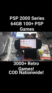 PSP 2000 Series 64GB!! For only P4500! Complete package for boss Yson of Pangasinan! Maraming salamat po! Pm lang po sa orders! #viralvideochallenge #viralchallenge #Sony #sonypsp #anubisgamingph #OFW #ofwlife #gaming | Anubis Gaming PH
