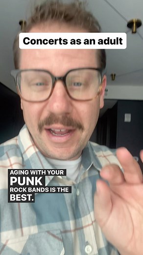 408K views · 279 reactions | Concerts as adults is just the best 落 #comedy #concert #aging #millennials #funny #punkrock #adulting #comedian | Dustin Nickerson | Facebook