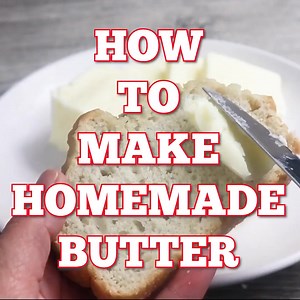 7.9K views · 67 reactions | It’s easy to make this homemade butter recipe with just two ingredients 3 cups cold heavy cream 1 teaspoon table salt Recipe! > https://www.theslowroasteditalian.com/how-to-make-butter/ | The Slow Roasted Italian | Facebook