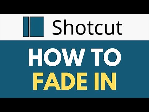 How To Fade In in Shotcut | Create a Fade-In Effect | Shotcut Tutorial