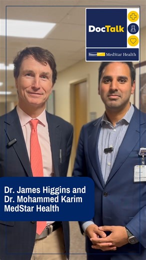 Concerned about lumps or bumps in your hand or wrist? 🖐️ Don’t miss this week’s episode of “MedStar Health DocTalk,” where host Debra Schindler talks with Dr. James Higgins, hand surgeon and chief of the Curtis National Hand Center, and Dr. Mohammed Karim, orthopedic oncologist. 🔈 Listen to the episode here: http://ms.spr.ly/6181SeUd3 Learn more at http://ms.spr.ly/6183SeUdP. #HandTumors #Orthopedics | MedStar Health