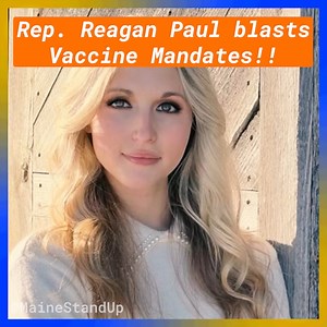 "These are not the tools of a constitutional Republic. These are the tools of totalitarianism." Representative Reagan Paul highlights the hypocrisy of vaccine mandates in front of the Education and Cultural Affairs committee. 📹 @Maine Stands Up | The Maine Wire