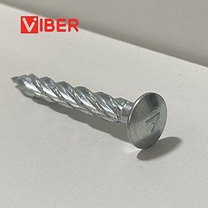 [Hot Item] 2024 Galvanized Flat Head Threaded Nail Big Head Twist Nail