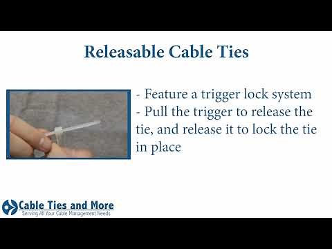 What are Releasable Cable Ties and How To Use Them