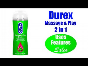 Durex Massage & Play 2 in 1 Lubricant, 6 76 fl oz Soothing Touch with Aloe Vera Lube & Massage Ge