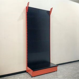 [Hot Item] Versatile Single-Sided Metal Display Racks with Signage for Retail Supermaret Shelf