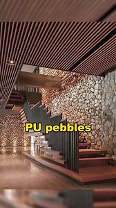 Are pebble backdrops still being installed piece by piece? #roca #pumaterial #poliuretano #wallpanel #buildingmaterials #harmercoverings #harmercoveringsquality #harmercoveringshighquality #highquality #residentialspaces #commercialspaces #outdoorspaces | Foshanbuildingmaterials