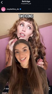 1.2M views · 245 reactions | CHEEKY LIKE MILEY  @mileycyrus trägt den Vinyl Ink in "Cheeky" und @julia.arl probiert ihn für euch aus  #maybelline #mileycyrus #lipsticktryon #vinylink | Maybelline New York | Facebook