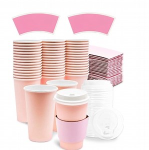 [Hot Item] Colorful Double Side PLA Coated Paper Cup Fans Disposable