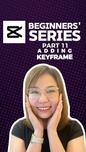 Adding Keyframe_2 Part 11 of Beginners' series. Gawing mas interesting ang mga videos and reels mo gamit ang ganitong overlay. #capcut ##tutorial | Jenggay