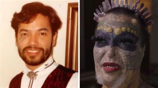 Man turns himself into genderless reptile