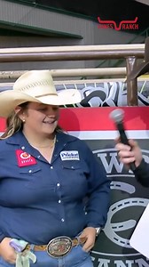 #Throwback: "We're just having fun." —Quealy Probst😁 Quealy Probst best the field in ROUND 1 of the 2025 Women's Rodeo World Championships Challenger Breakaway Roping with a 2.22-second run to get the round win! presented by Kimes Ranch Jeans #womeninrodeo #womensrodeo #breakawayroping | PWR