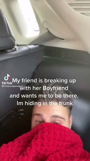 sitting in the trunk while my best friend gets railed