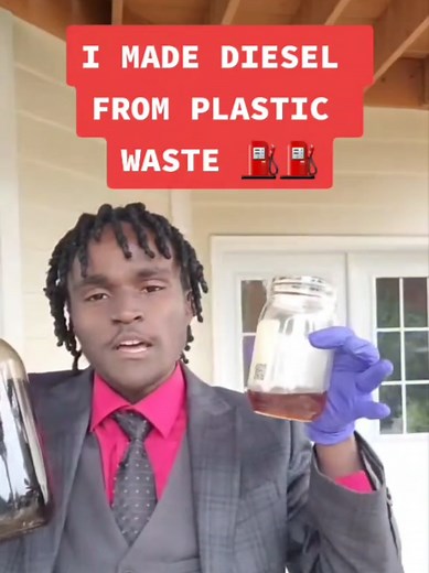 Why is Plastidiesel Red sometimes? #naturejab #science #pyrolysis #education #plastidiesel